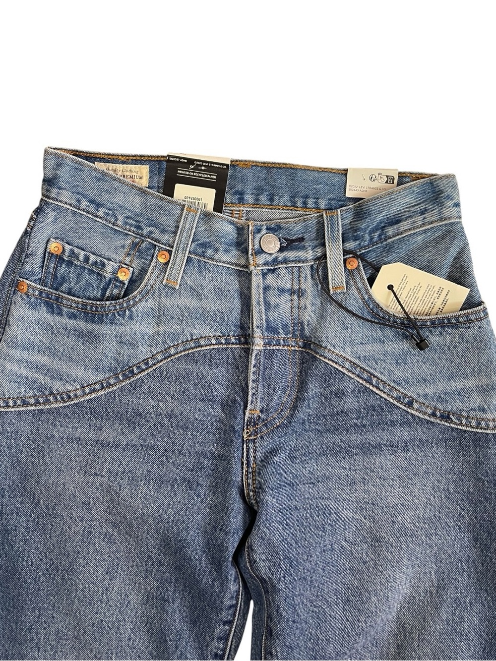 Levi’s Premium 501 '90s Western Jeans Ironic Iconic Wash 24x30